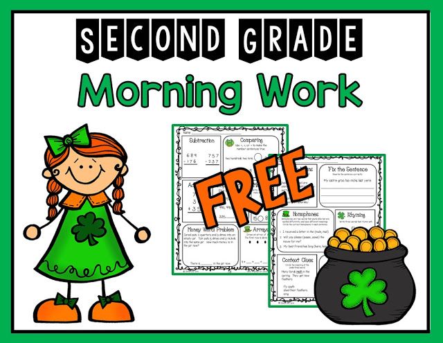 Morning Work Packets for Grade 3