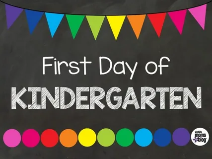 Free Printables First Day Kindergarten Coloring